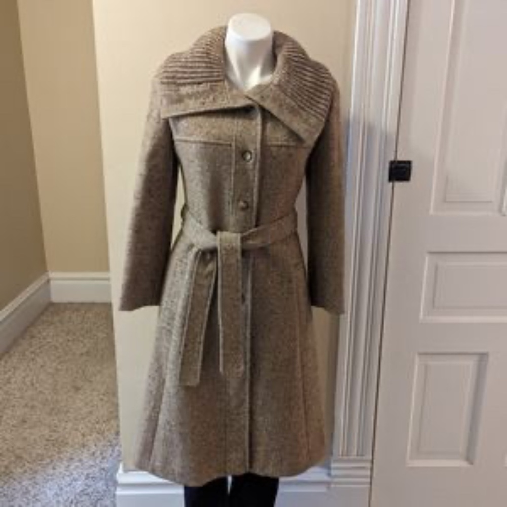 Oatmeal wool coat